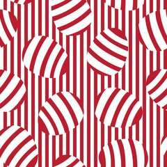 Red Easter Egg Seamless Pattern Background