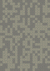 Abstract Geometric Pattern generative computational art illustration