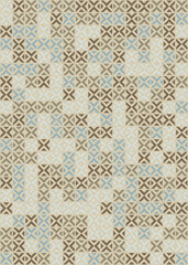 Abstract Geometric Pattern generative computational art illustration