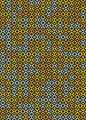 Abstract Geometric Pattern generative computational art illustration