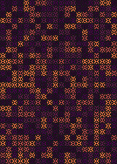 Abstract Geometric Pattern generative computational art illustration