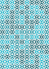 Fototapeta premium Abstract Geometric Pattern generative computational art illustration