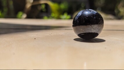 a ball on the street