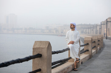 arab man in historic Dubai