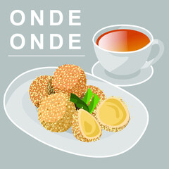 ONDE-ONDE IS ONE OF TRADITIONAL FOOD FROM EAST JAVA