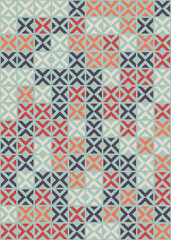 Abstract Geometric Pattern generative computational art illustration