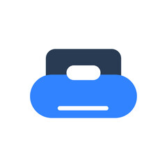 Bed icon. single bed, double bed icon with vector shape and illustration.