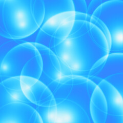 abstract blue background with bubbles