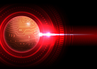 Circuit technology background with hi-tech digital