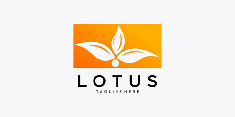 lotus logo with creative abstract concept part 5