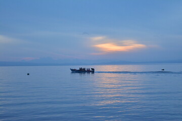 boat on the sea