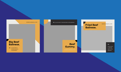 Editable fashion sale social media post design template