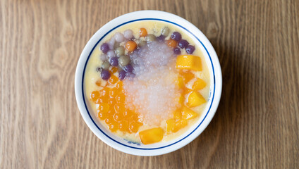 traditional Chinese dessert soup in a bowl