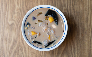 traditional Chinese dessert soup in a bowl
