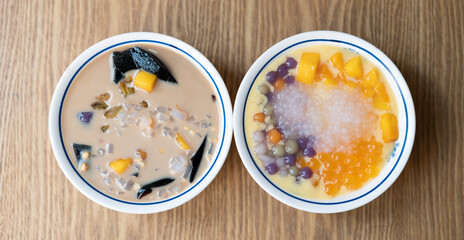 traditional Chinese dessert soup in a bowl