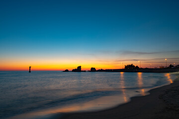 Fototapeta premium sunset on the beach