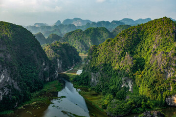 river in the mountains