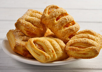 homemade apple pie on a plate