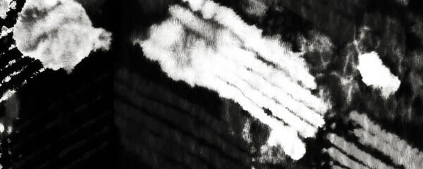 Grey Liquid Panorama. Space Artistic Artwork. Night Minimal Decor. Sky Rough Splash. Bright Wet Canva. Drawn Illustration. Hand Drawn Image.Abstract Texture. - 418481227