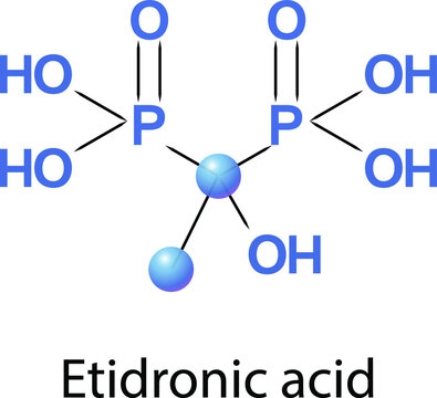 Etidronic acid, etidronate, is a bisphosphonate used as a medication, detergent, water treatment, and cosmetic.