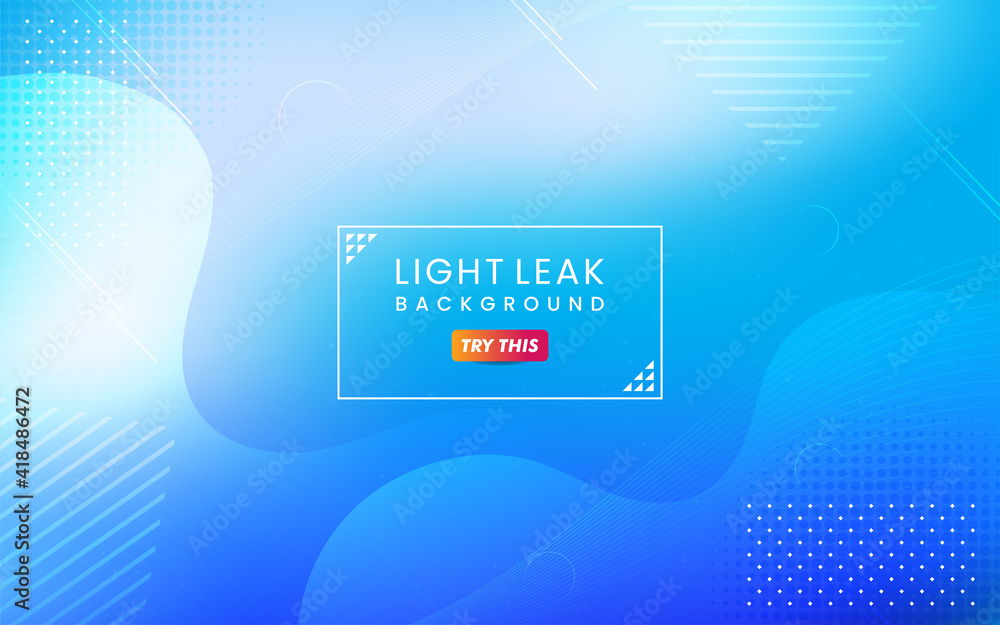 Poster abstract colorful light leak background. modern dynamic background usable for greeting card, banner,