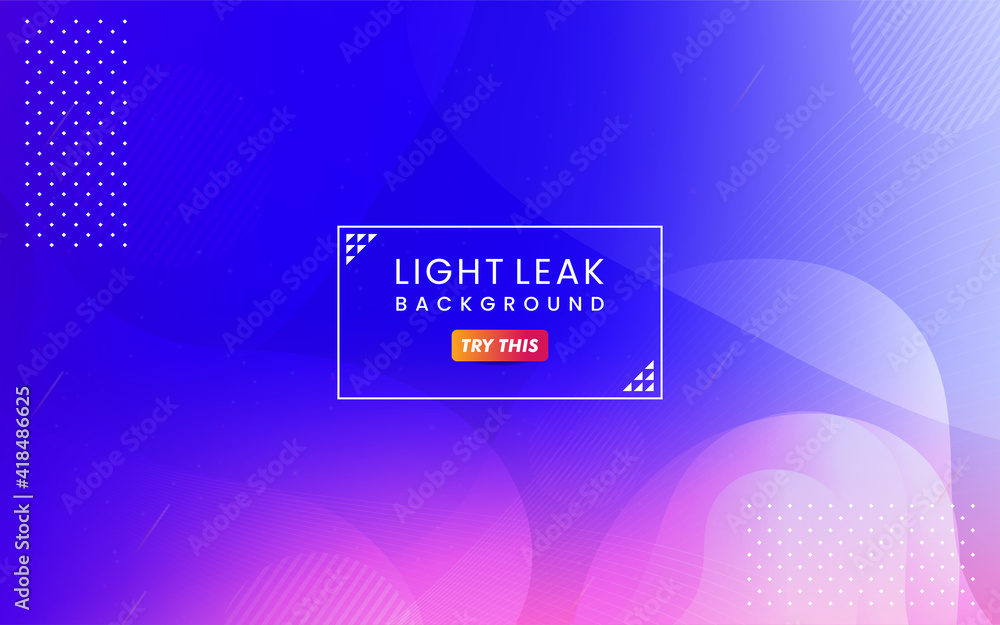 Poster abstract colorful light leak background. modern dynamic background usable for greeting card, banner,