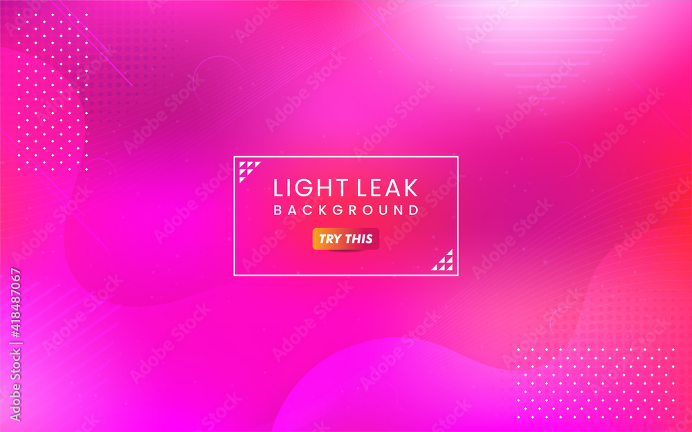 Poster abstract colorful light leak background. modern dynamic background usable for greeting card, banner,