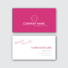 Business card template