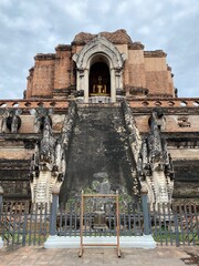 Stone temple ruin in Chiang Mai 