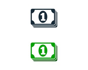 Money Icon Design Template Elements