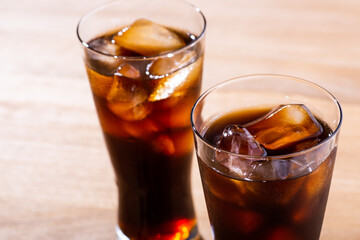 冷たいアイスコーヒー