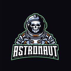 Astronaut Mascot Logo Template