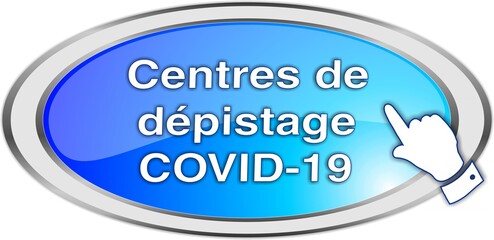 bouton centre de dépistage COVID-19