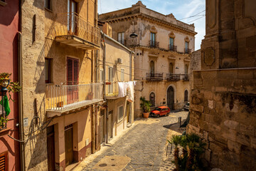 Streets of the town of Siculiana in Sicily. A bit of a dilapidated city but with its own charm.