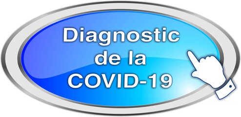 bouton diagnostic de la covid-19