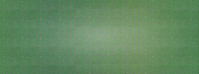 Linen fabric texture.  Green color background. Rectangular illustration. Grid. Cell. Use as a background, wallpaper, packaging, overlay on any base, for decoration, design. 