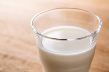 牛乳のクローズアップ