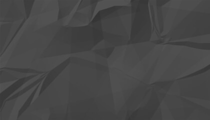 Obraz premium black crumpled empty paper texture background