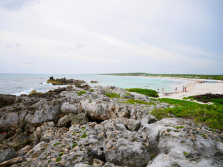 beach and rocks
