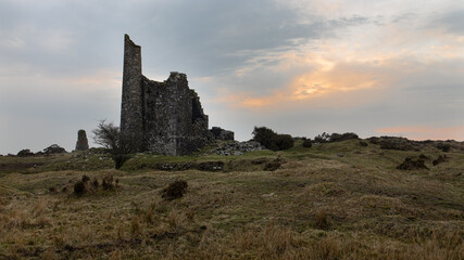 Obraz premium Silver Valley Engine house Mine Bodmin Moor Cornwall