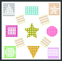 Wallpaper vector design illustration on white background. This wallpaper great for sticking on the wall, for household appliances motifs, backgrounds, etc. 