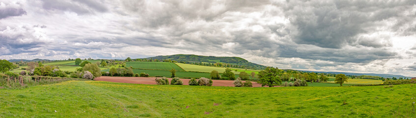 Fototapeta na wymiar panorama of the hills of region