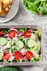 Kapsalon, Dutch fast food witch french fries