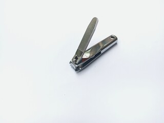 Nail clippers isolated on a white background.