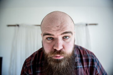 portrait of a man with beard