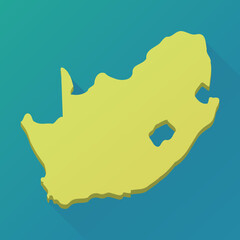 Map of South Africa (flat design)