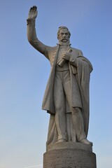 Statue of Ludovit Stur, slovak revolutionary politician and writer, leader of the Slovak national revival in the 19th century, and the author of the Slovak language standard. Location Modra, Slovakia