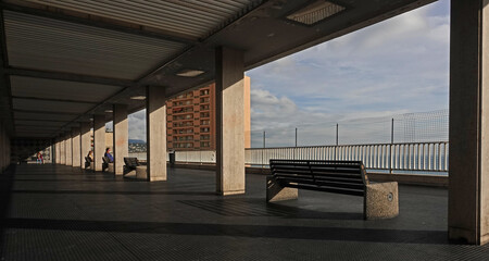 view from the pier