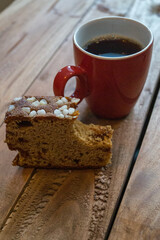 cup of coffee and cake