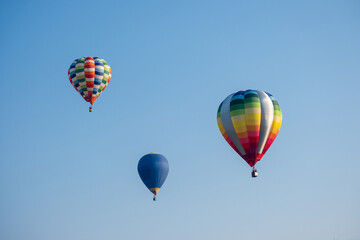 hot air balloon in the sky